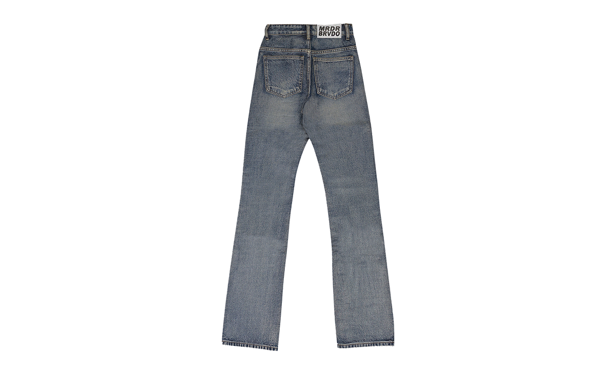 Who Decides War WAXED STRAIGHT-FIT JEANS "INDIGO" 11200500010