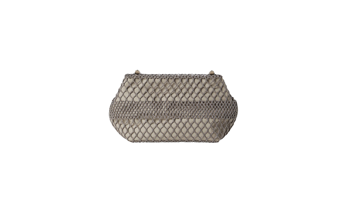 Brunello Cucinelli Netted Clutch Bag WMNS "Beige" BRUN1661