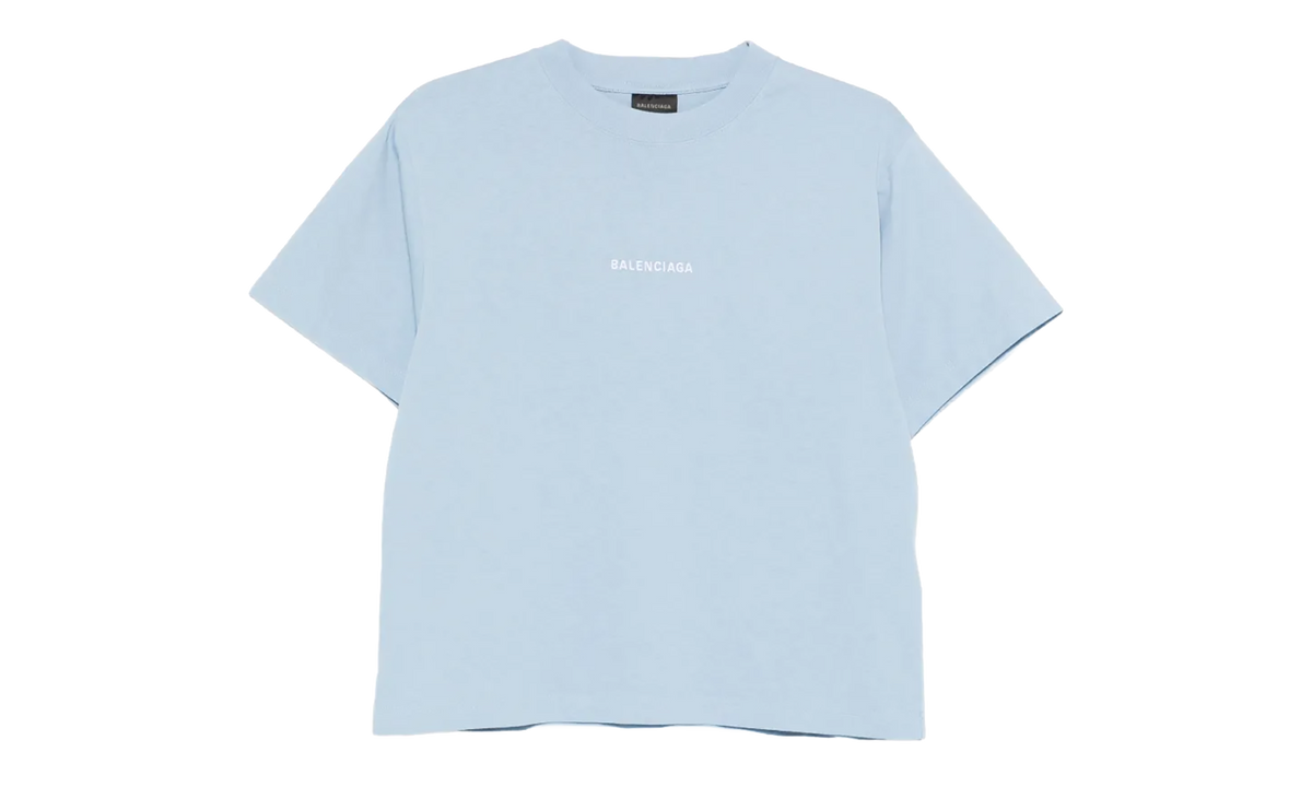 Balenciaga Medium Fit T-Shirt WMNS "Light Blue" 850990 TTVJ1 4773