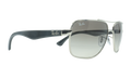 Rayban Square Sunglasses "Silver" RB3483-003-32_60