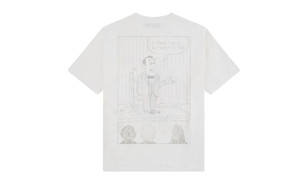 Boredom Kills Comedy Tee "White" BK025