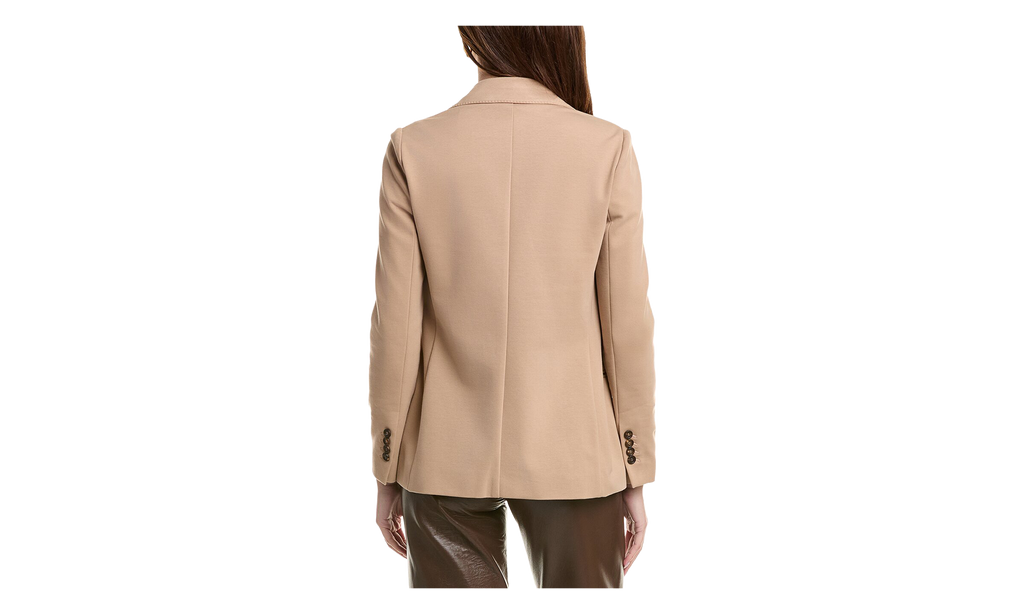 BRUNELLO CUCINELLI Double-Breasted Deconstructed Blazer WMNS "Almond Butter" BRUN1259