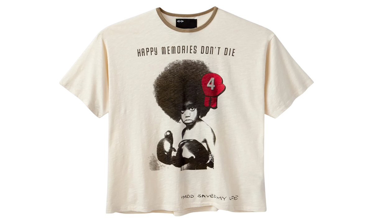 Happy Memories Boxer Baby Slub Tee "White" HMDD071