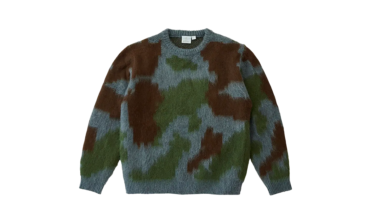 Gramicci Mohair Sweater "Jungle Digi Camo" G5FU J024 GM383