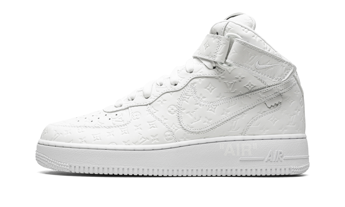 Nike Louis Vuitton Air Force 1 Mid "Virgil Abloh - White/White" 1A9V90
