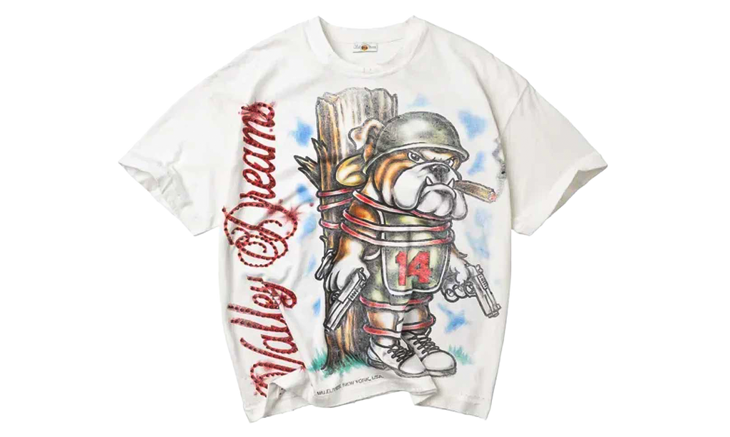 Vale Bling Dog Of War Tee "White" VAL330