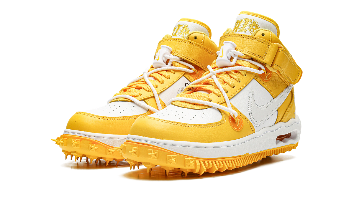Nike Air Force 1 Mid "Off-White - Varsity Maize" DR0500 101