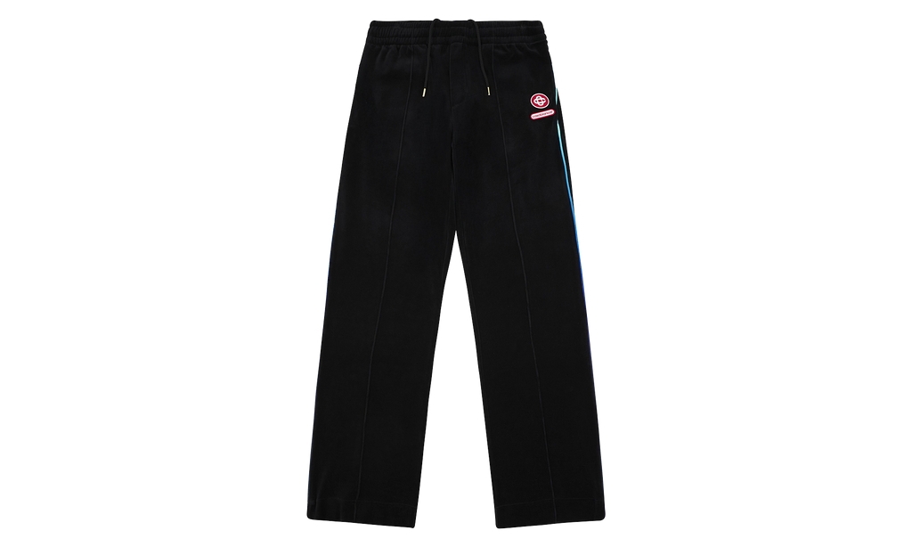 Casablanca Gradient Piping Velour Track Pant "Black" AW25 JTR 300 01