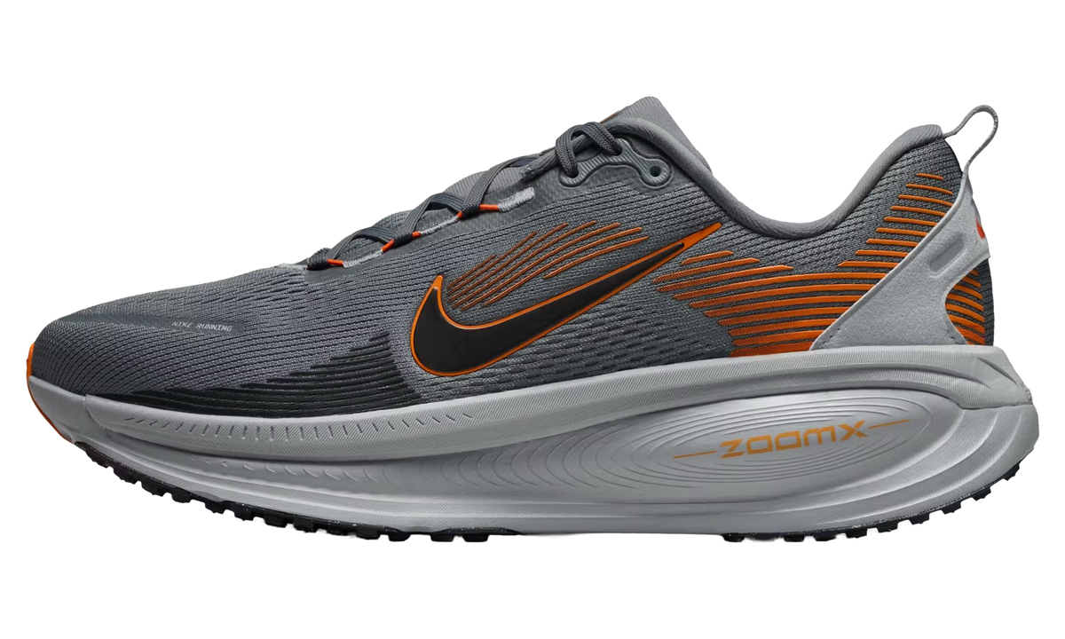 NIKE Vomero 18 "Cool Grey Safety Orange Wolf Grey Black" HM6803 014