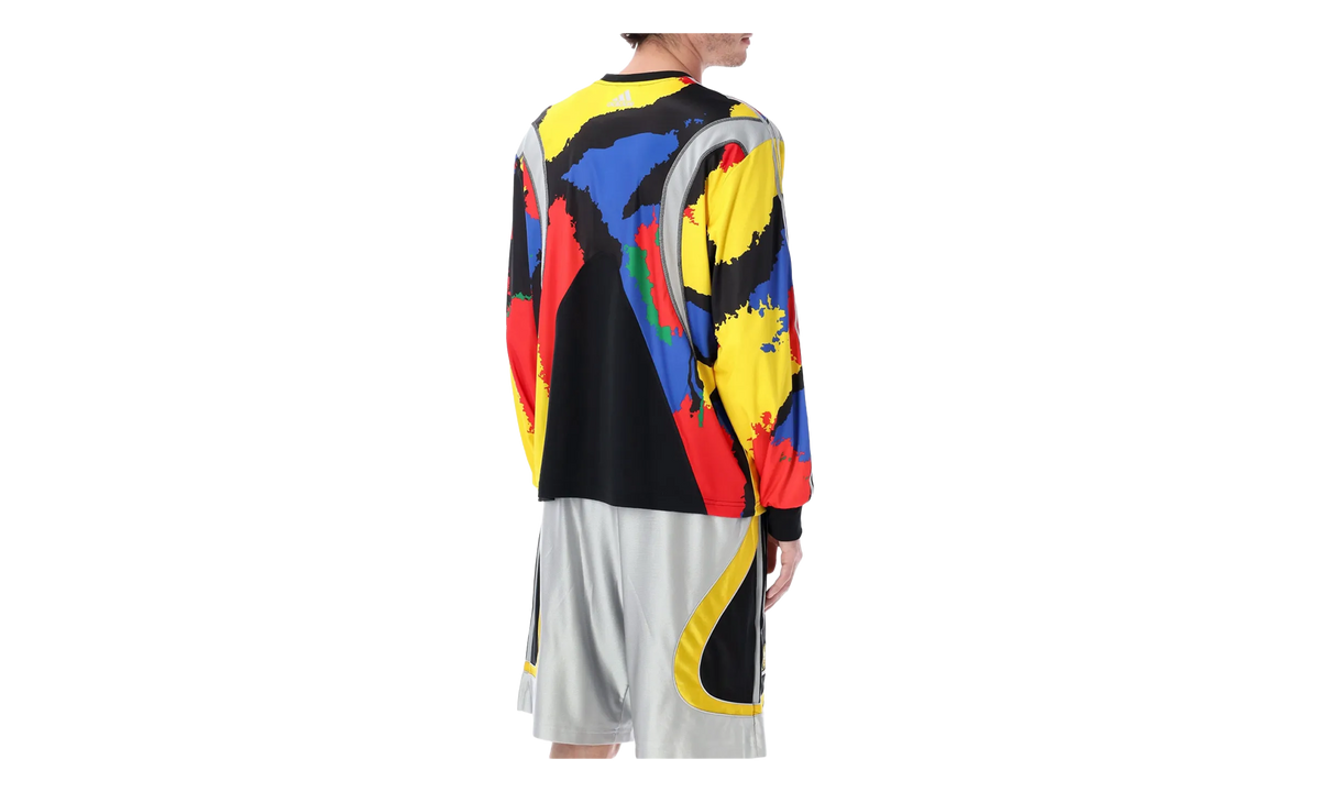 ADIDAS Brain Dead Long Sleeve Jersey "Black / EQT Yellow" JY7958