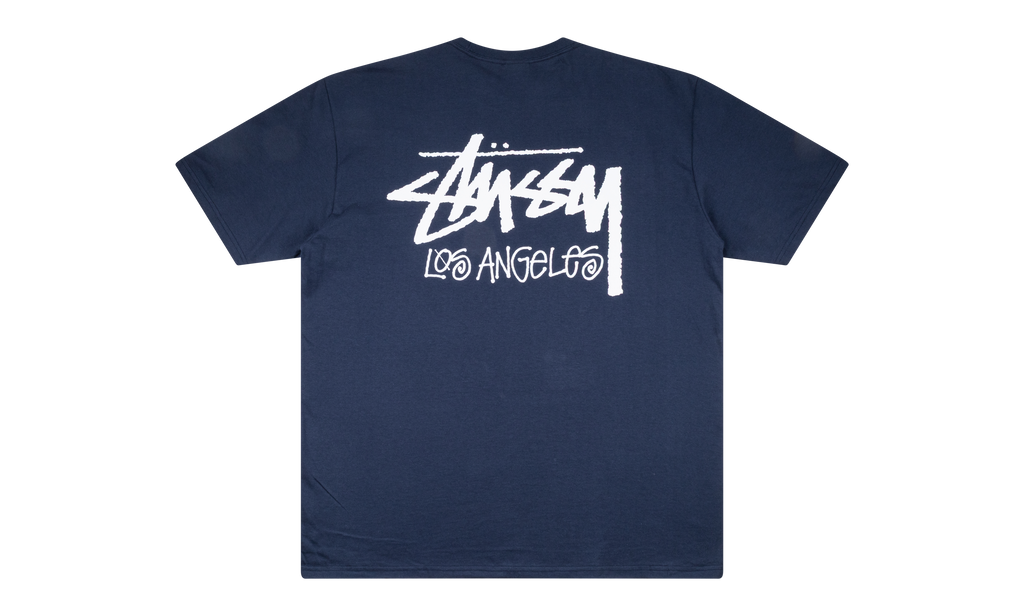 Stussy BASIC STÜSSY TEE "Los Angeles Exclusive - Navy" STUS41