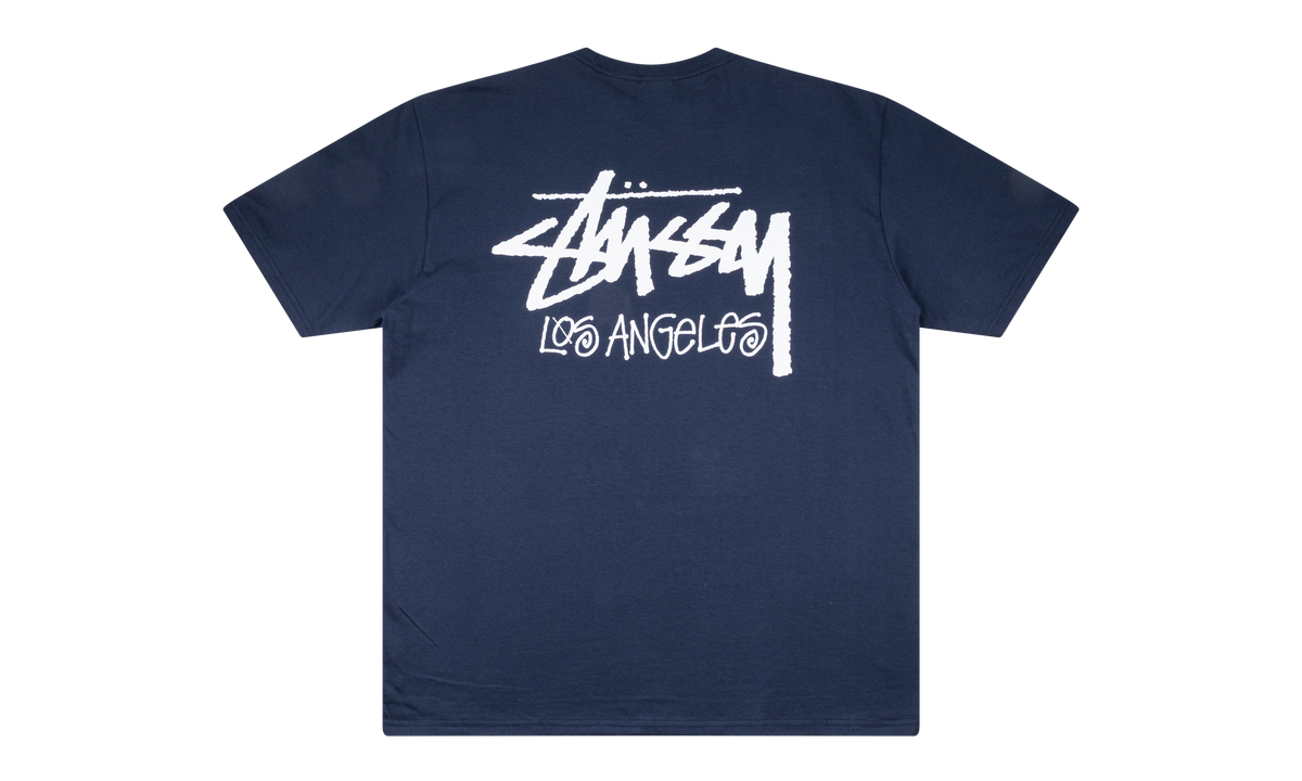 Stussy BASIC STÜSSY TEE "Los Angeles Exclusive - Navy" STUS41