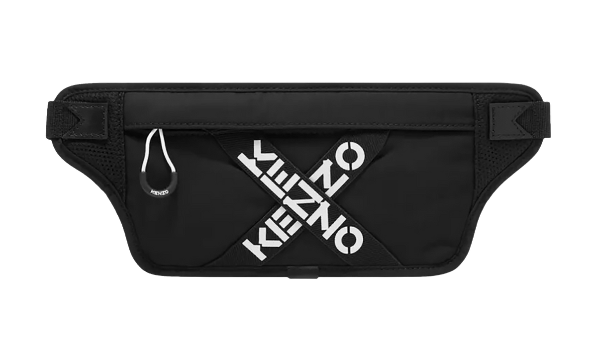 Kenzo Logo Print Flat Belt Bag "Black" 5SA225 F21 99