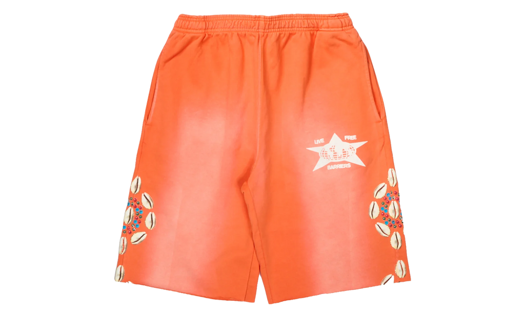 BARRIERS Cowrie Shell Sweatshort "Orange" BAR69