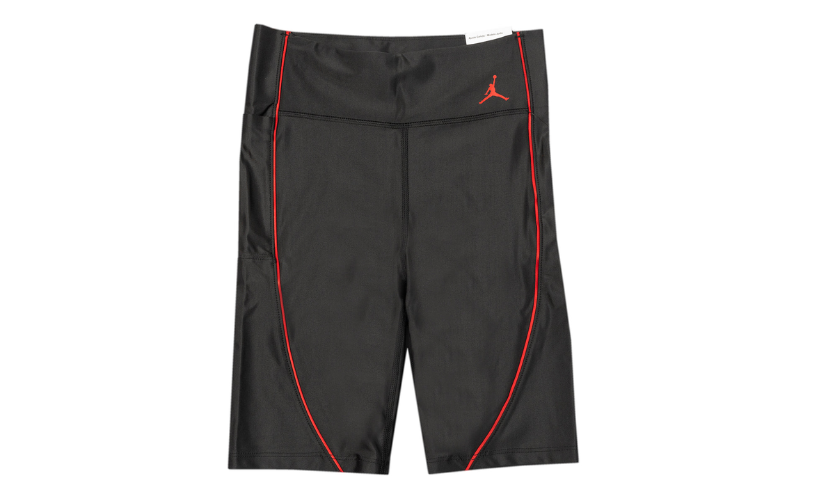 Jordan Essential Bike Shorts WMNS "Black - University Red" DC2177 010