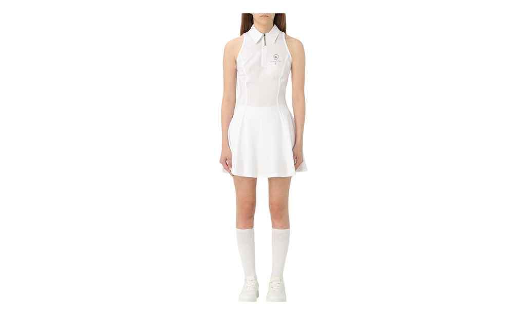Brunello Cucinelli Zip Collar Dress WMNS "Bianco Ottico" BRUN1411
