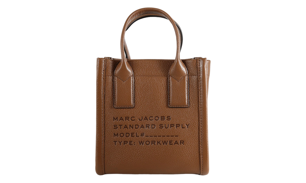 Marc Jacobs Small Tote Leather Standard Supply Bag "Cognac" 4P4HCR012H01 214