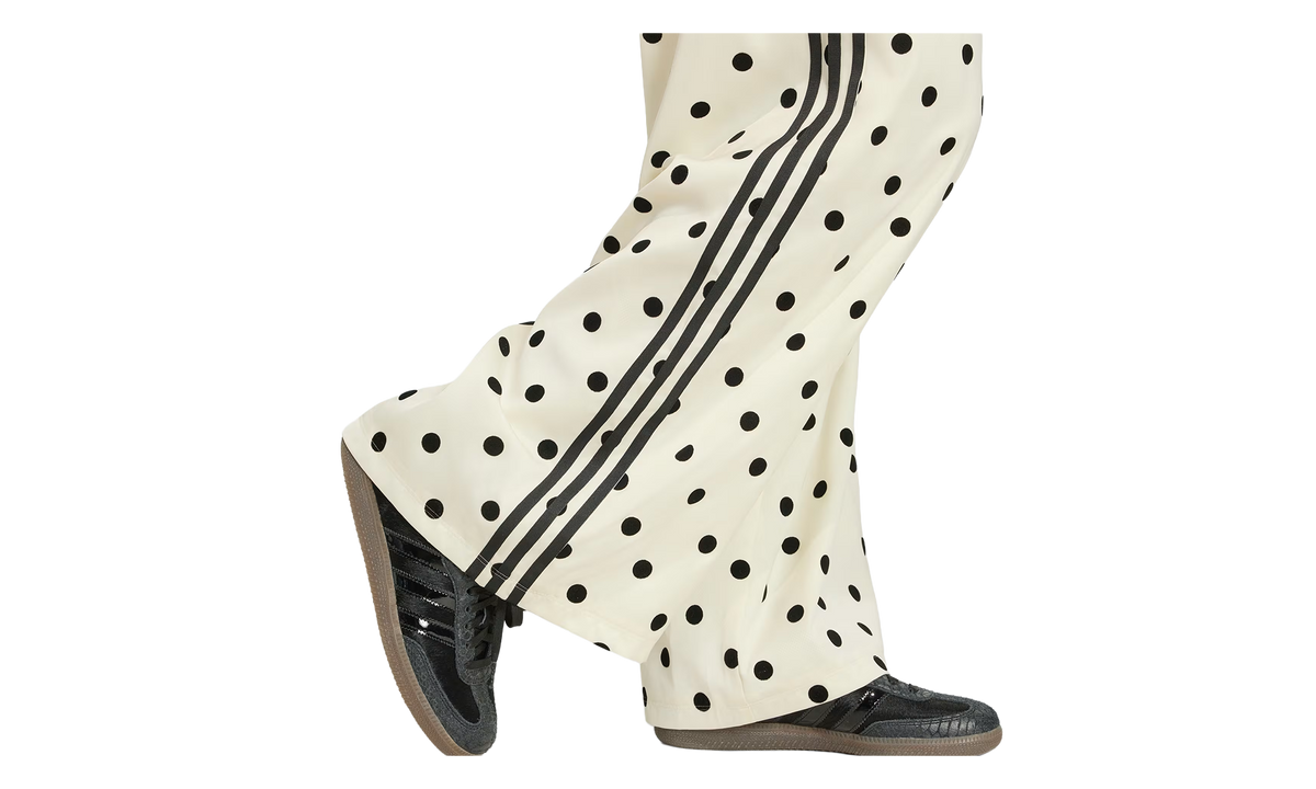 Adidas Satin Polka Dots Wide Leg Pants WMNS "Off White" KV1168
