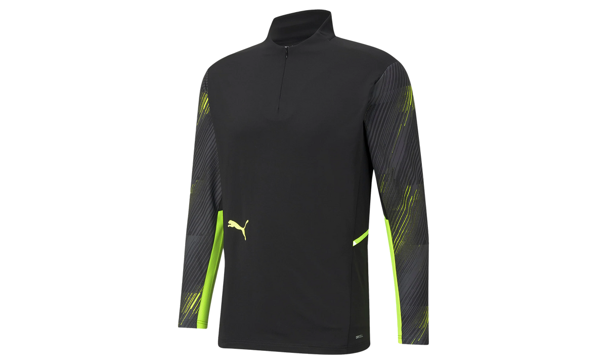 Puma INDIVIDUALCUP TRAINING 1/4 ZIP TOP "Black" 657211 40