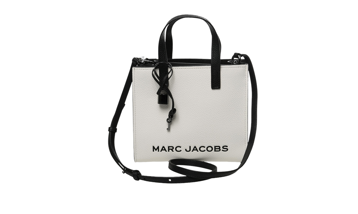 Marc Jacobs Bi Color Bold Mini Grind Bag "Black / White" 4P4HTT003H01 005