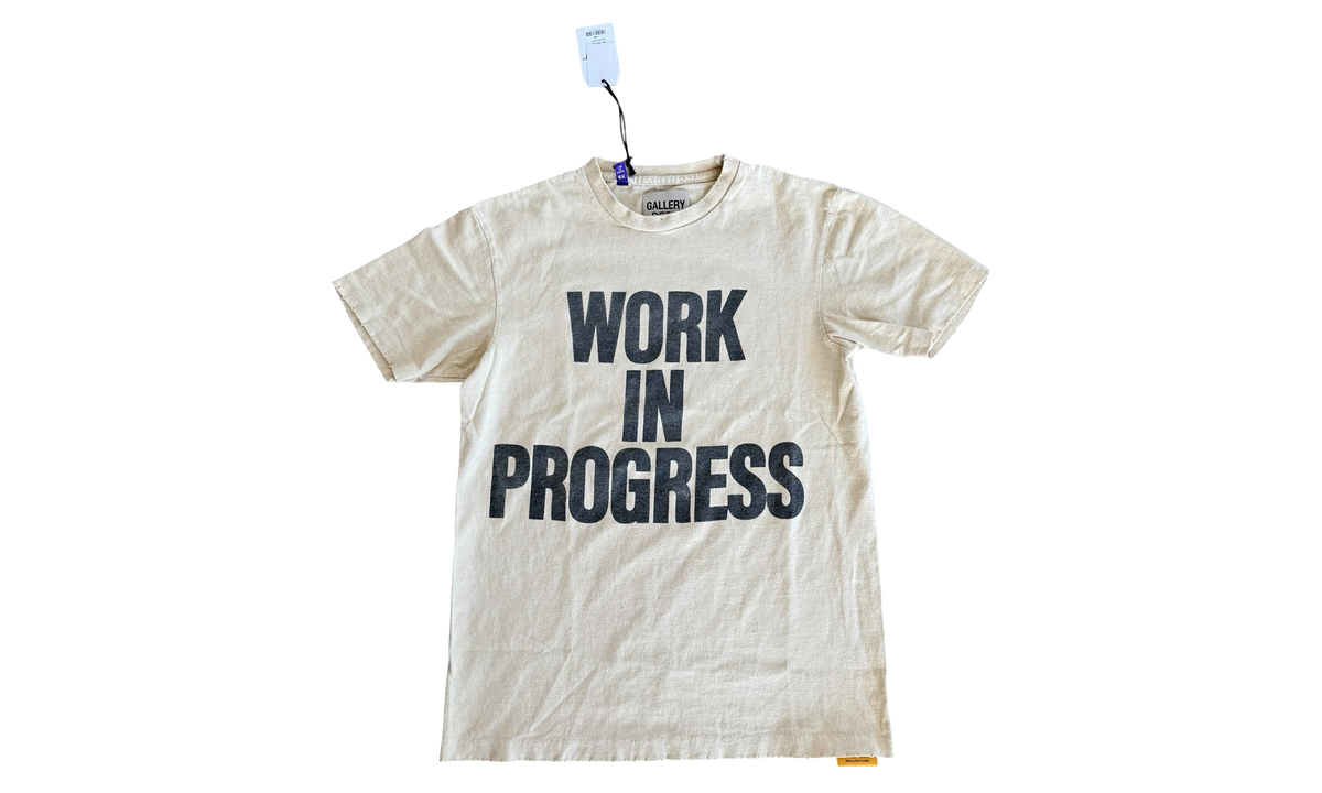 Gallery Dept Work In Progress Graphic T-Shirt "Archival White" GD235