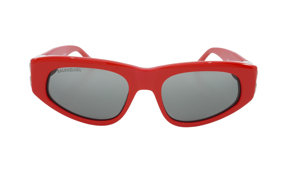 Balenciaga Cat Eye Frame Sunglasses WMNS "Red / Silver" BB0095S 016
