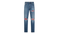 Amiri Suede Straight Mx1 Jean "Medium Indigo" AMDNGH1112 MEDI