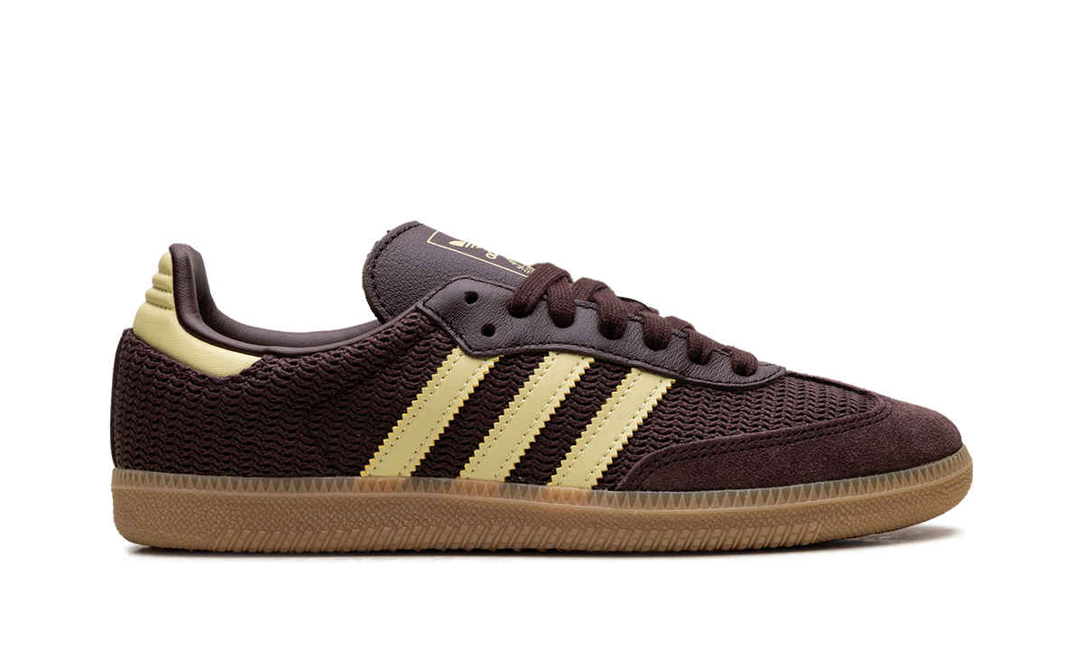 Adidas Samba OG WMNS "Shadow Brown Powder Yellow" JR8167