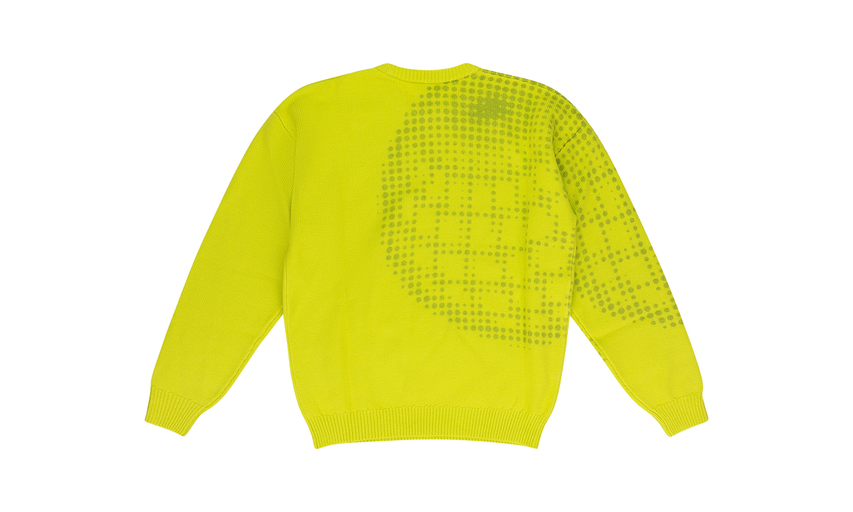 Aime Leon Dore NEW BALANCE GEO PRINT CREWNECK "GREEN" NB23KS000 LIME