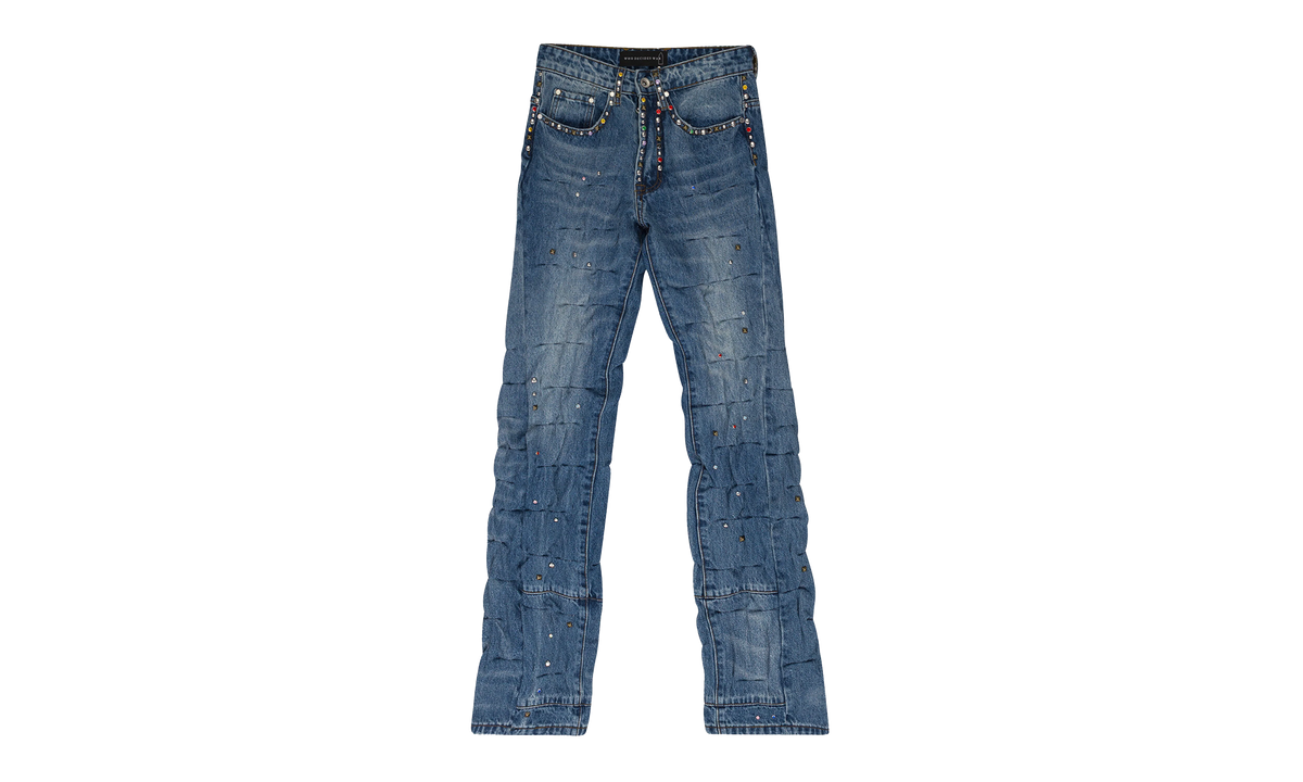 Who Decides War CINCHED STRAIGHT-FIT JEANS "MULTI" 1120820009SS24