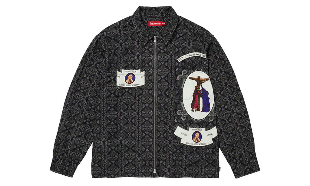 SUPREME Devotion Flannel Zip Up Shirt "FW26 - Black" SU28446