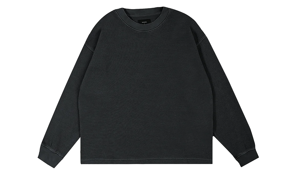 424 Long-Sleeve Thermal Jersey "Vintage Black" FF6SMH08APJE527990