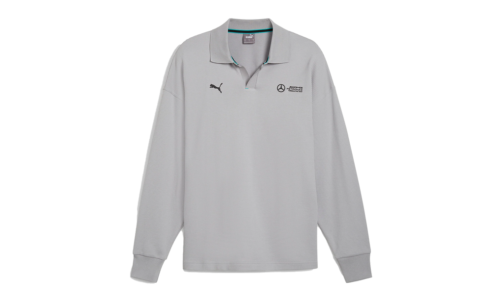 Puma MAPF1 LONGSLEEVE POLO "Gray" 627339 02