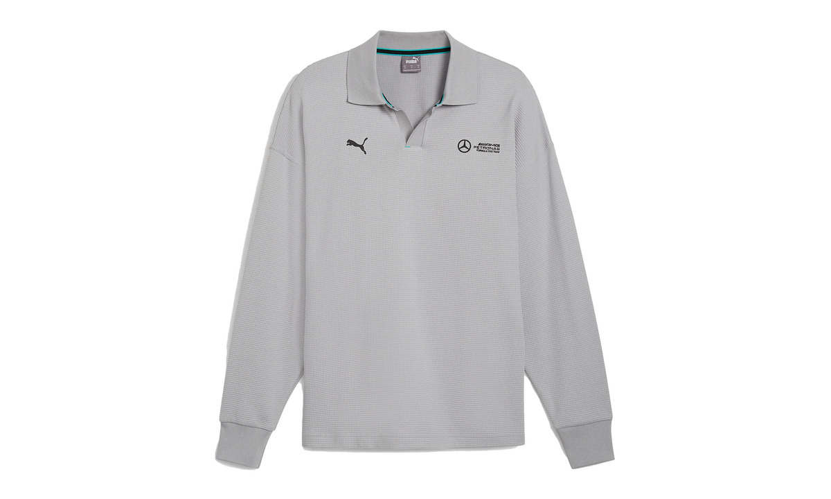 Puma MAPF1 LONGSLEEVE POLO "Gray" 627339 02