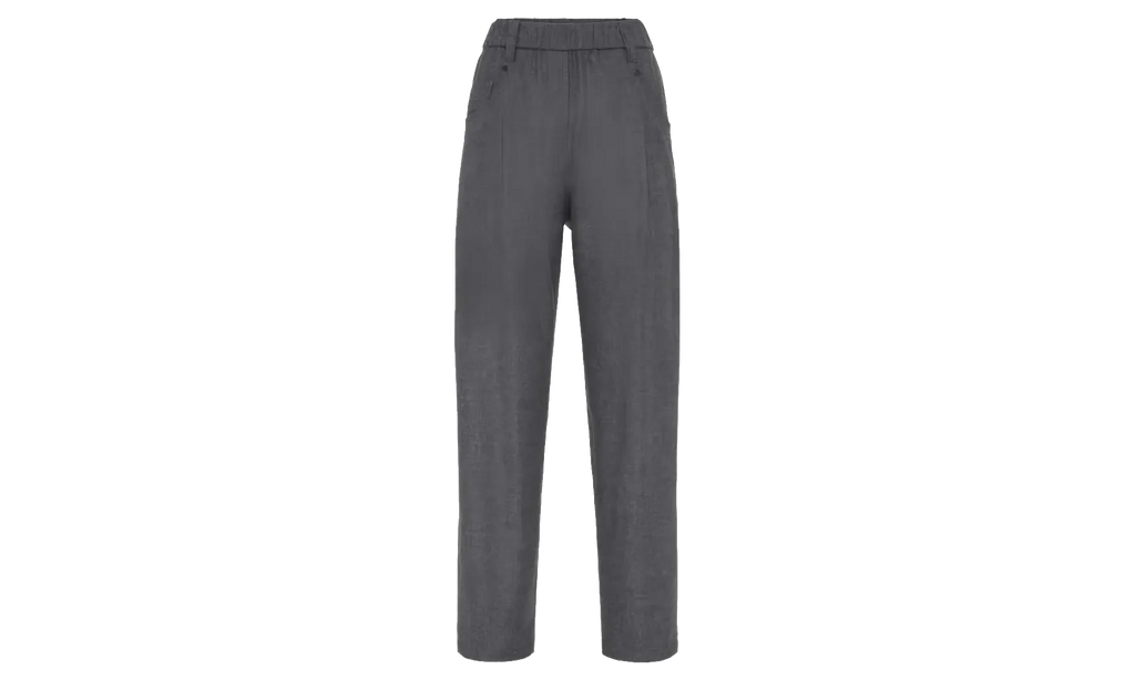 BRUNELLO CUCINELLI Tailored Trousers WMNS "Dark Grey" BRUN334