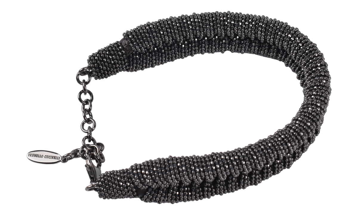 BRUNELLO CUCINELLI Monili Bead Bracelet WMNS "Black" BRUN145