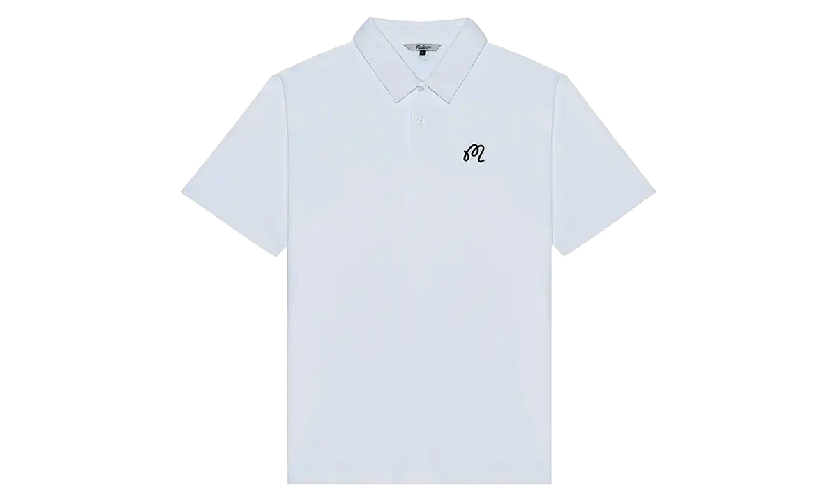 MALBON GOLF Fairway Polo "White" M 9402 WHT