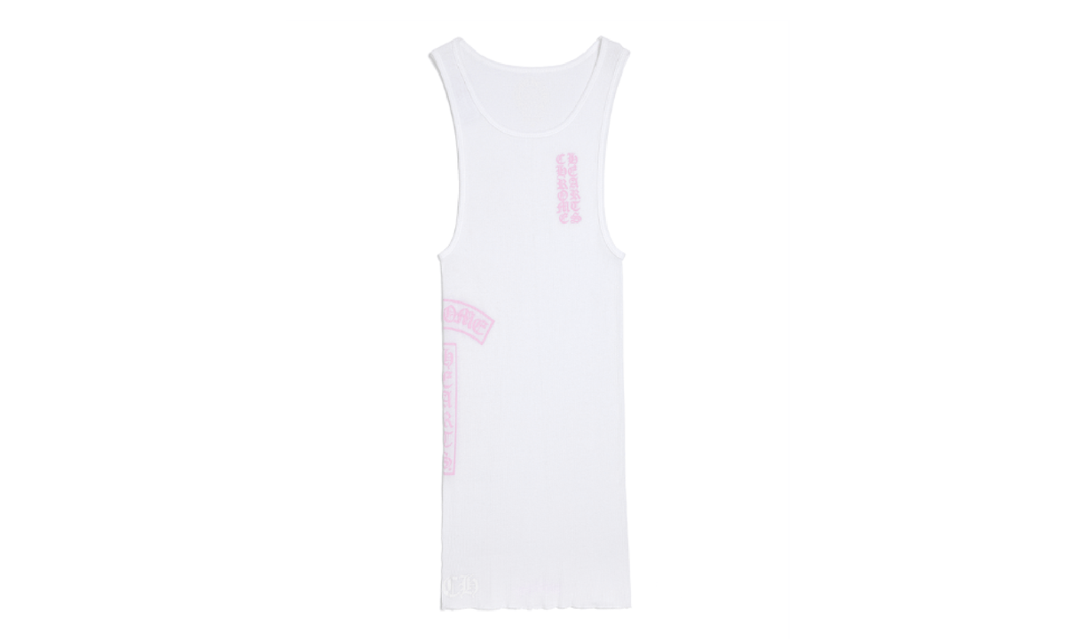 Chrome Hearts T Bar Rib Tank "White" CHRM0263