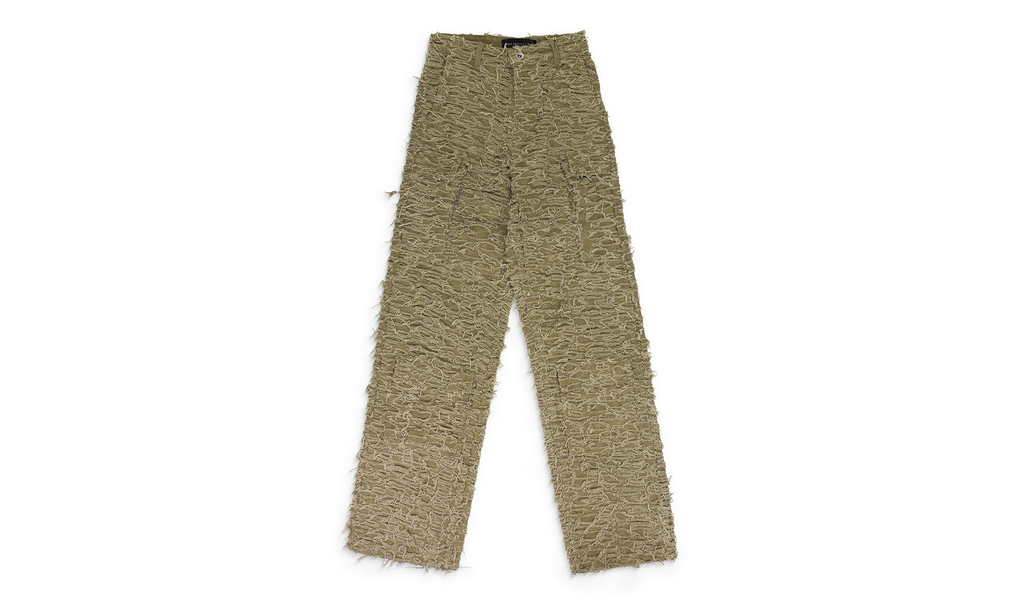 Who Decides War HUSK WIDE LEG PANTS "TAN" 1120750022SS24
