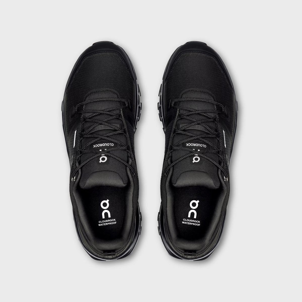 On Running Cloudrock Low Waterproof - Black