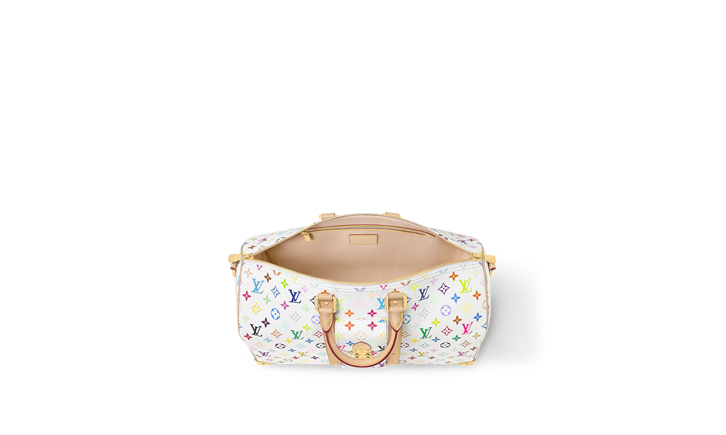 Louis Vuitton Keepall Bandoulière 45 "Takashi Murakami - White" M13742