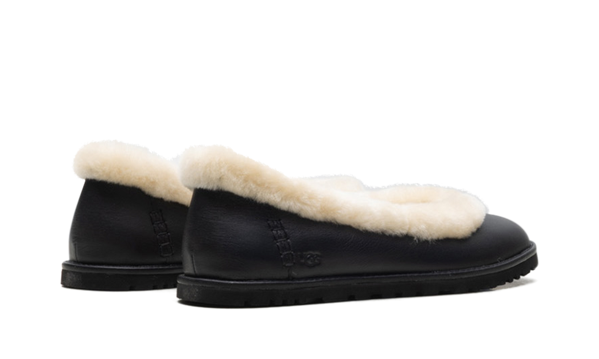 Ugg Zora Leather Ballet Flat WMNS "Black" 1178450 BLK