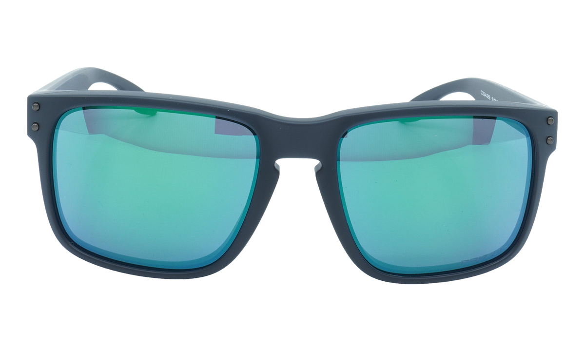Oakley (Global Fit) Holbrook Sunglasses "Matte Black Ink / PRIZM Jade" OO9244 29