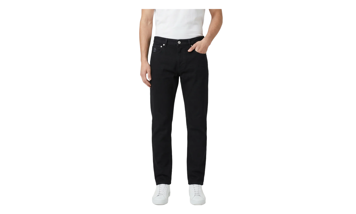 BRUNELLO CUCINELLI Leisure Fit Trousers "Black" BRUN1183