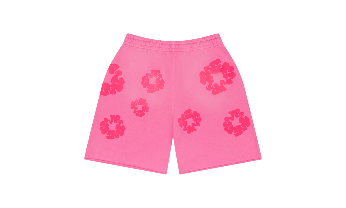 Denim Tears Mono Cotton Wreath Sweat Shorts "Pink" DT109