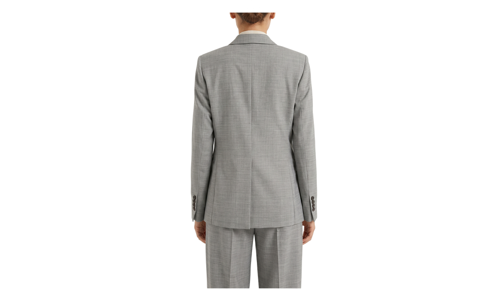 Brunello Cucinelli Wool Tailored Blazer WMNS "Light Gray" BRUN1364