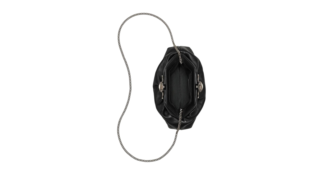Marc Jacobs The Small Claw Clip Clutch Bag "Black" 2R5HCL004H01 001