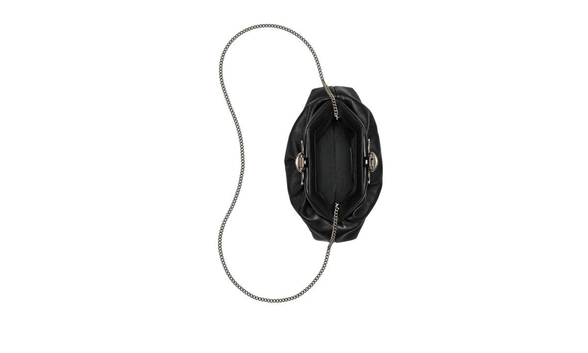 Marc Jacobs The Small Claw Clip Clutch Bag "Black" 2R5HCL004H01 001