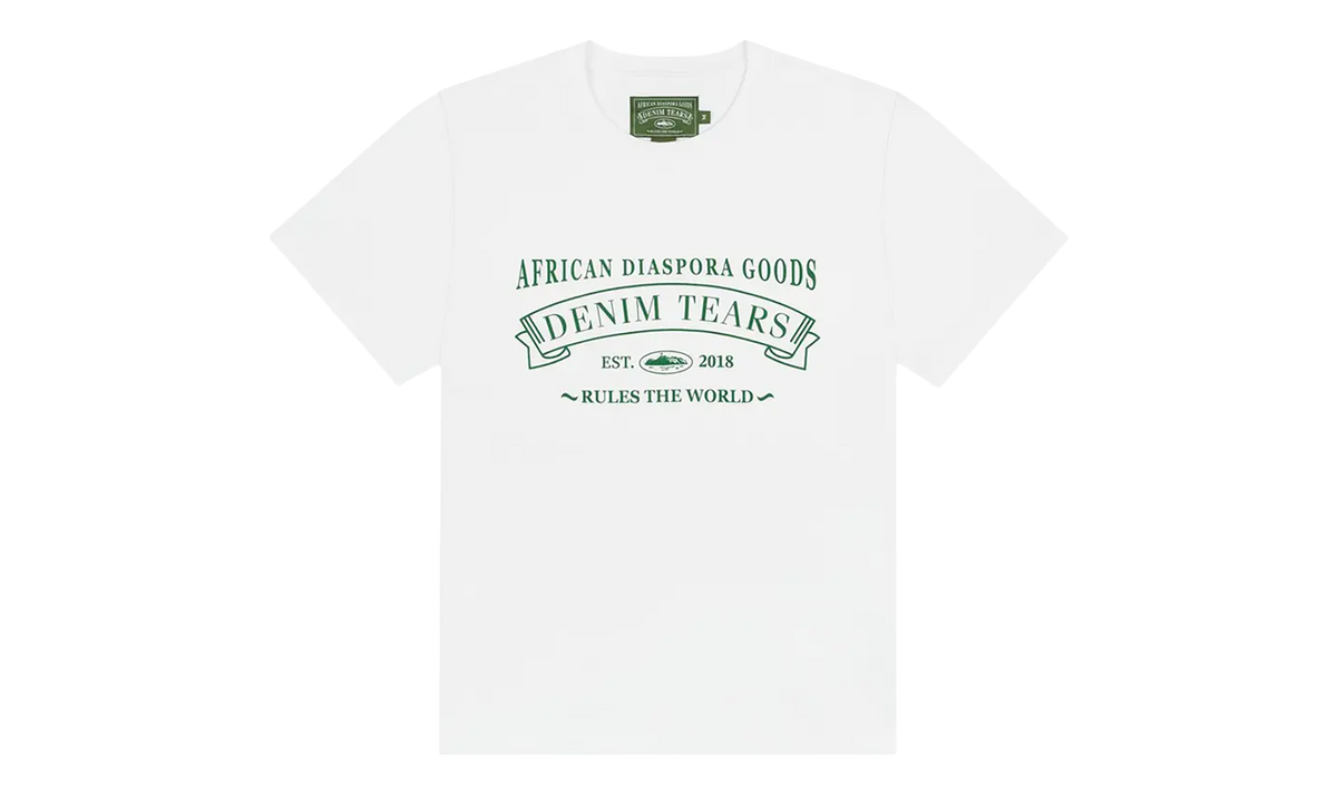 Denim Tears Corteiz Tears Tee "White" DT413