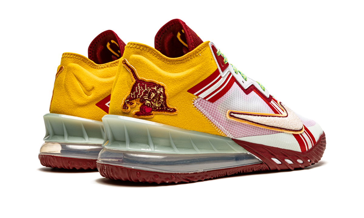 Nike LeBron 18 Low "Mimi Plange Higher Learning" CV7562 102